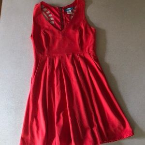 Coral dress